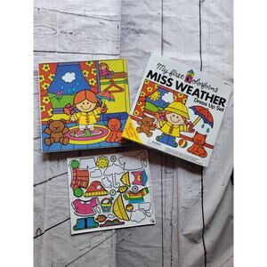 Colorforms Miss Weather Dress Up Set, Vintage 2017 Interactive Educational Toy